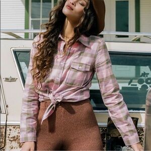 Spell Maverick Flannel in Lilac